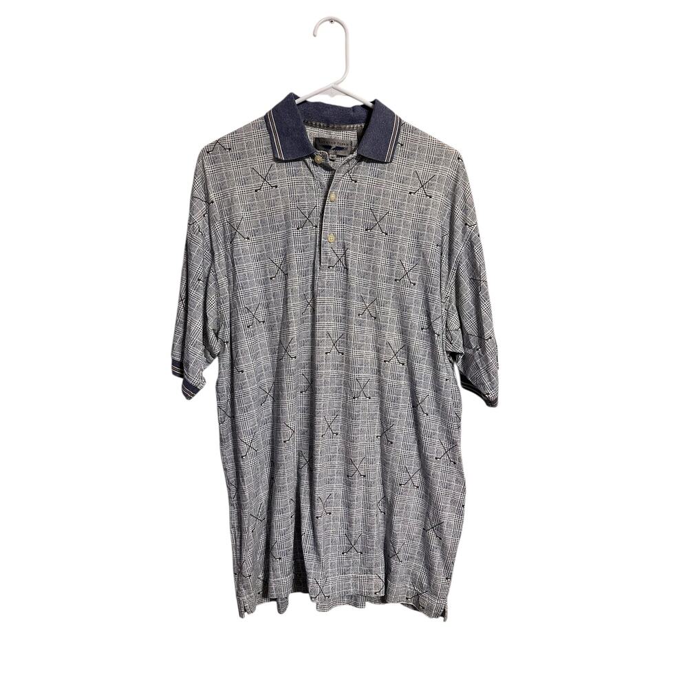 Raymond Floyd Golf Clubs Short Sleeve Polo Shirt Men's Size Medium